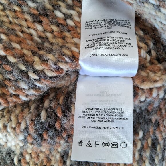 Columbia Heavyweight Cable-Knit Wool Turtleneck Sweater - Picture 9 of 11